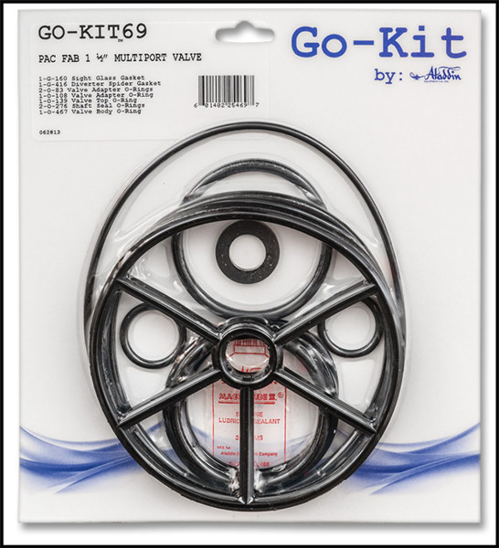 GO-KIT69 - Valve Seal Kit for Pentair 1-1/2-Inch Multiport Valves SM10