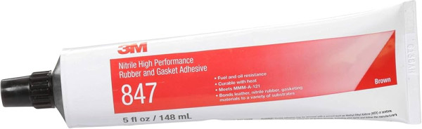 3M™ Nitrile High Performance Rubber and Gasket Adhesive 847- 5 Oz Tube