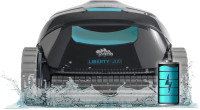 Dolphin LIBERTY 200 Cordless Automatic Pool Vacuum, Inductive Charging, Wall Climbing