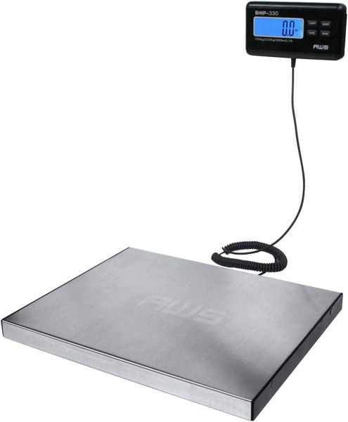 Heavy Duty Scale, Large Stainless Steel Platform, 330 Lbs