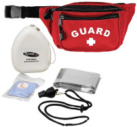 Kemp USA Lifeguard Essentials Hip Pack With GUARD Logo 10-103-RED-S2