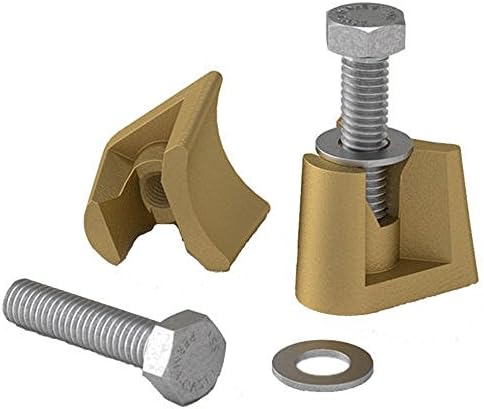 Perma Cast PW-4C Brass Wedge Replacement with Bolt for 4-Inch Anchors