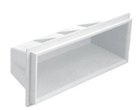 SR Smith Recessed Step 17.5-Inch White Plastic 62-209-4001