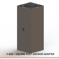 Aqua Creek Revolution & Mighty Series Square Post Anchor Adapter F-820