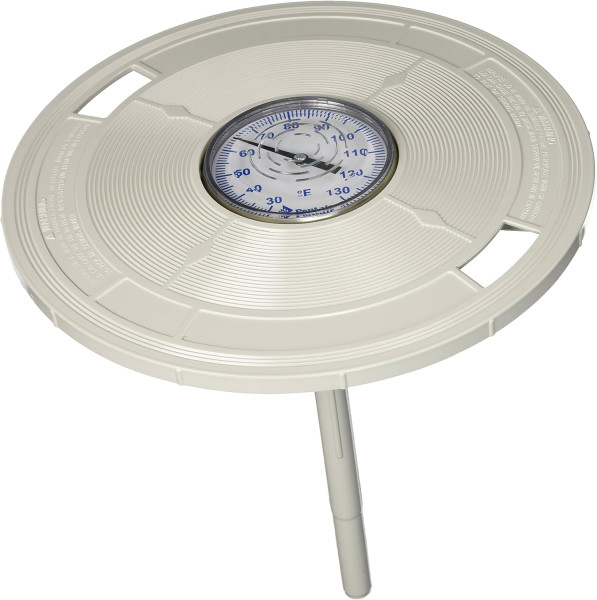 Pentair L4W White Skimmer Lid with Thermometer- American Round Lid