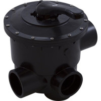 Praher 3-Inch Multiport Valve, Side Mount, Black, SM-30-AOB